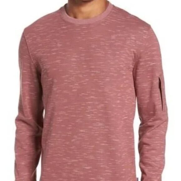 Ted Baker London Bepay Zip Detail Jersey Sweater In Dusky Pink. SZ L - Picture 2 of 9